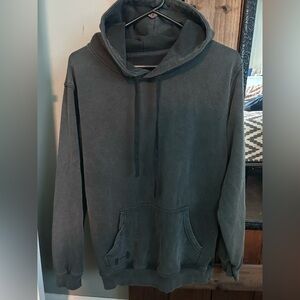 Women's Barbell Charcoal Gray Hoodie